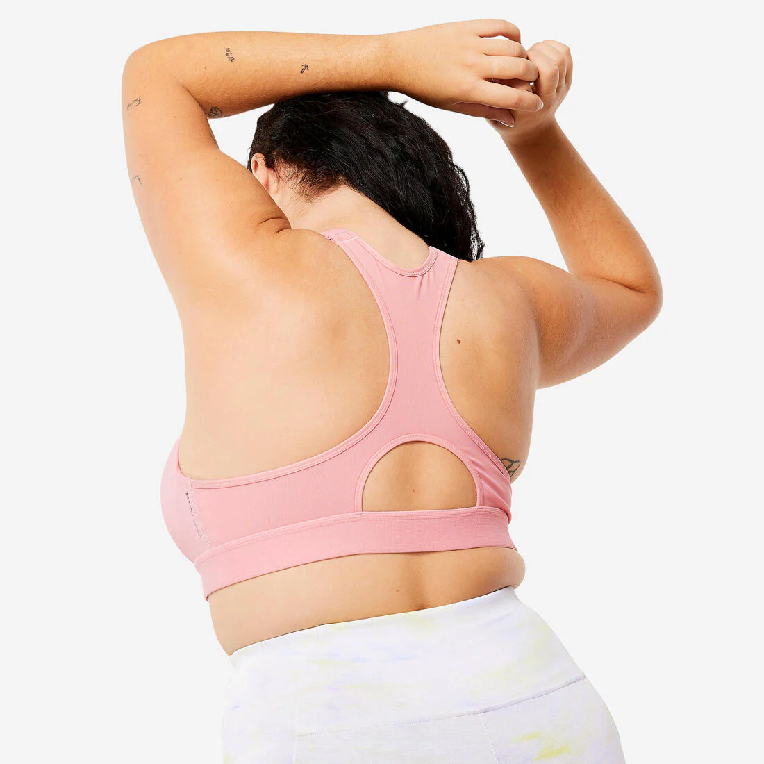 Women's High Support Zipped Sports Bra with Cups - Image 9