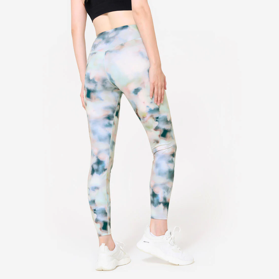 Women's High-Waisted Fitness Cardio Leggings - Print - Image 4