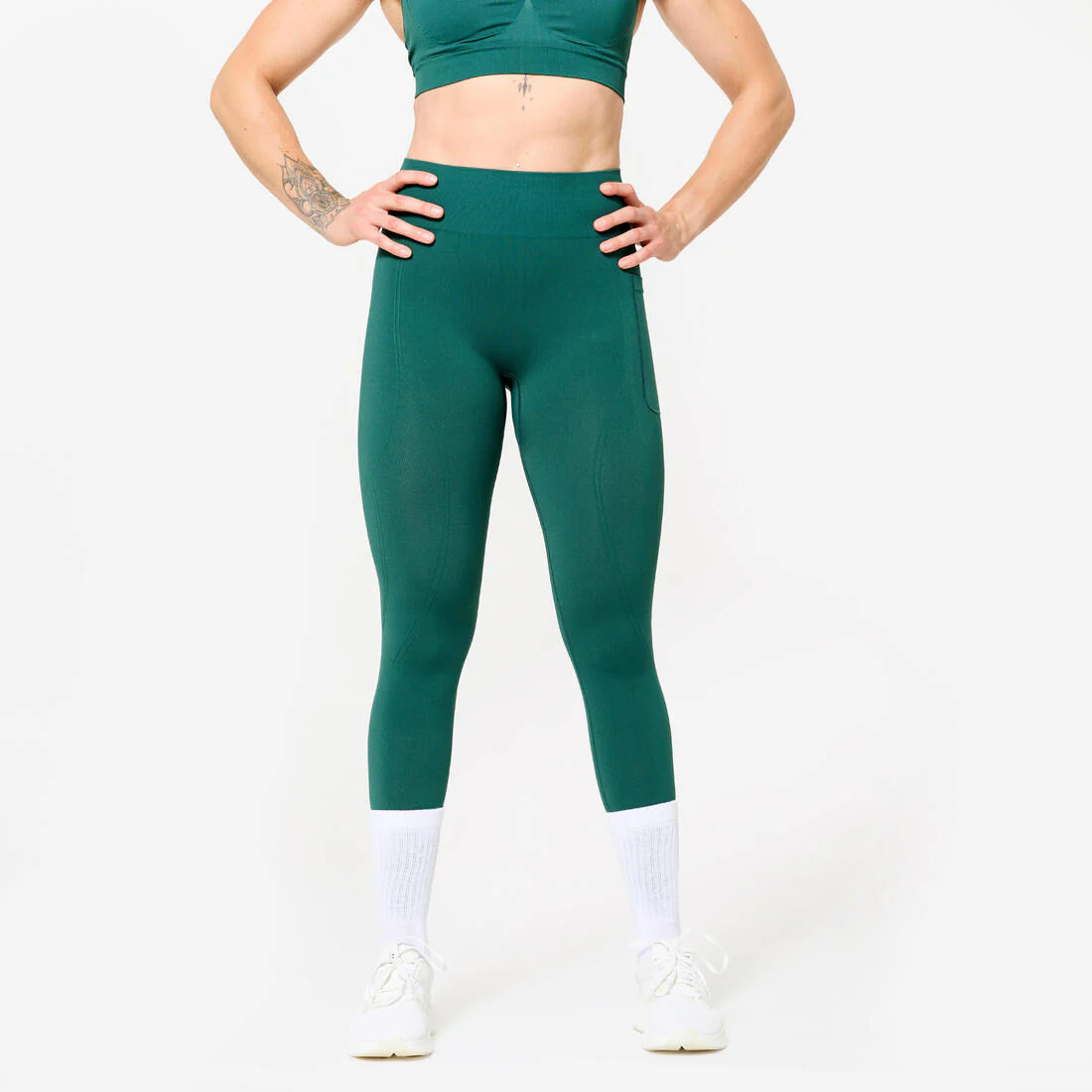 Women's sports leggings high-waisted push-up effect - Image 3