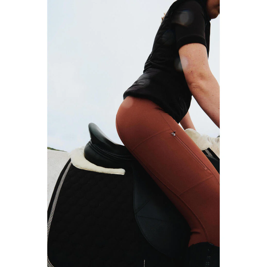 Women's Horse Riding Full Grip Leggings/Tights 500 - Image 33