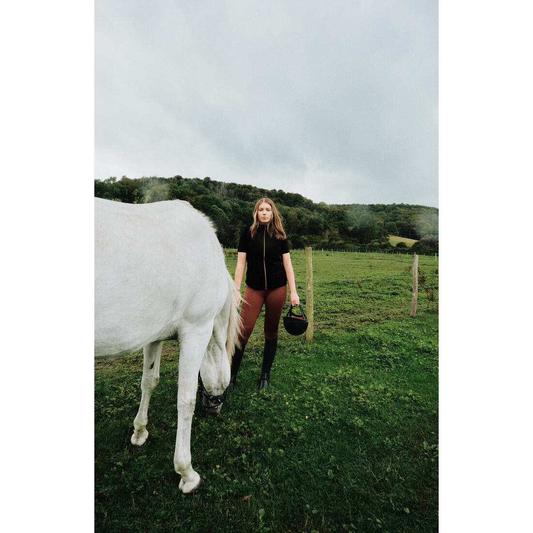 Women's Horse Riding Full Grip Leggings/Tights 500 - Image 38