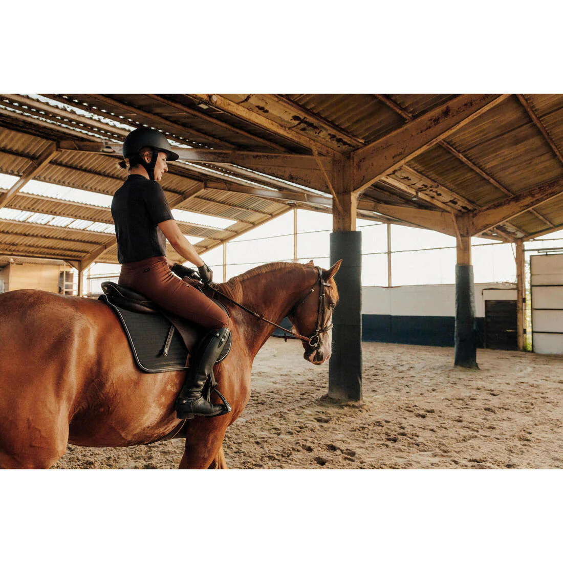 Women's Horse Riding Full Grip Leggings/Tights 500 - Image 39
