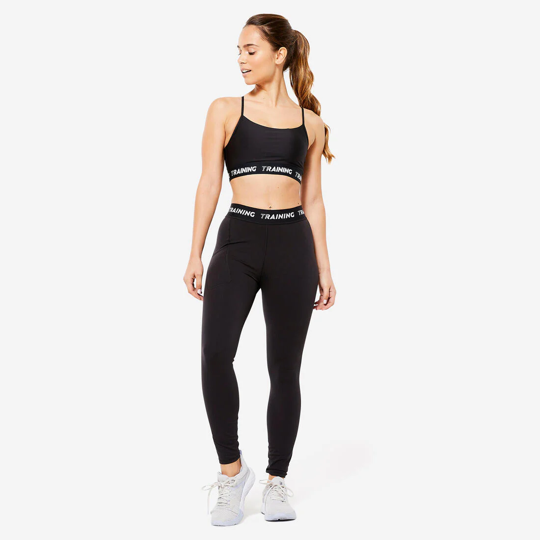 Women's Light Support Sports Bra with Thin Crossover Straps - Image 4
