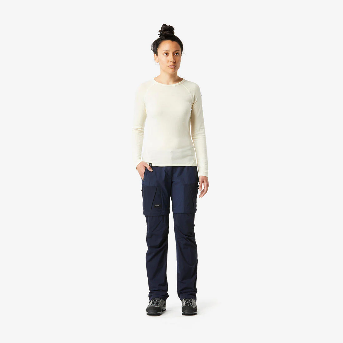 Women's Mountain Trekking 2-in-1 Zip-Off Trousers MT500 - Image 12