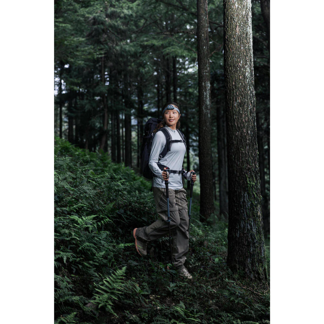 Women's Mountain Trekking 2-in-1 Zip-Off Trousers MT500 - Image 14