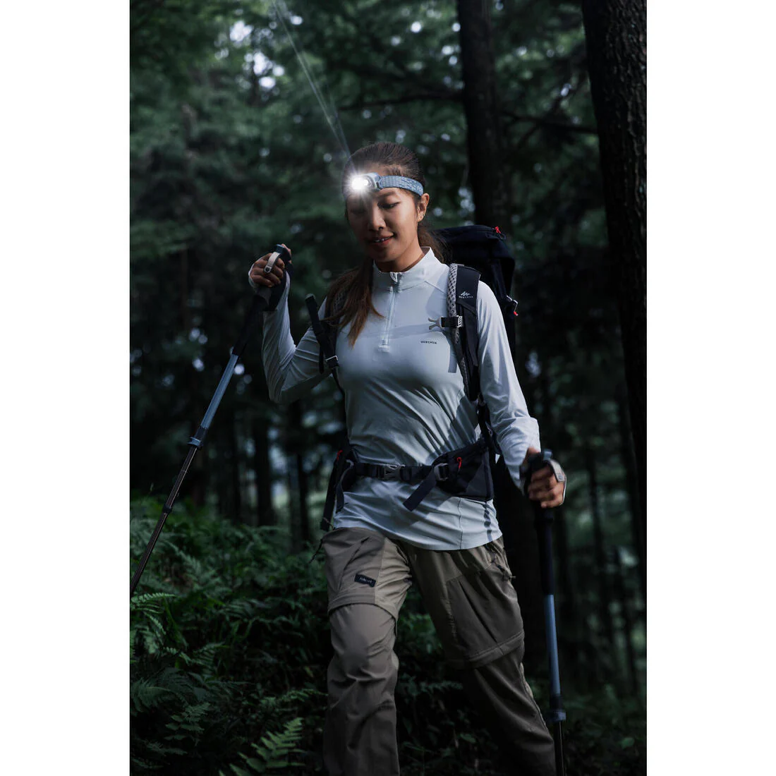 Women's Mountain Trekking 2-in-1 Zip-Off Trousers MT500 - Image 16