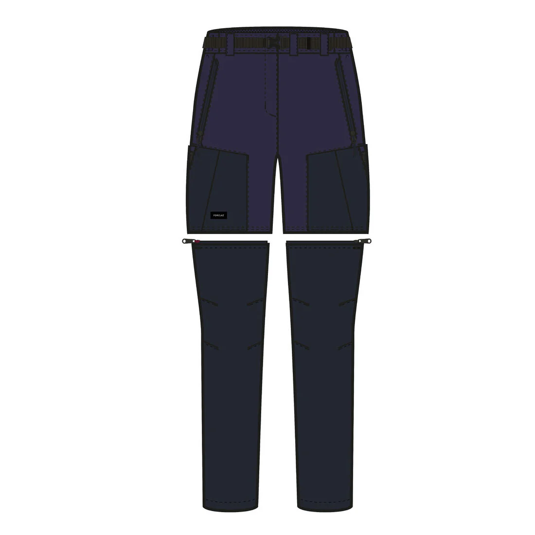 Women's Mountain Trekking 2-in-1 Zip-Off Trousers MT500 - Image 17