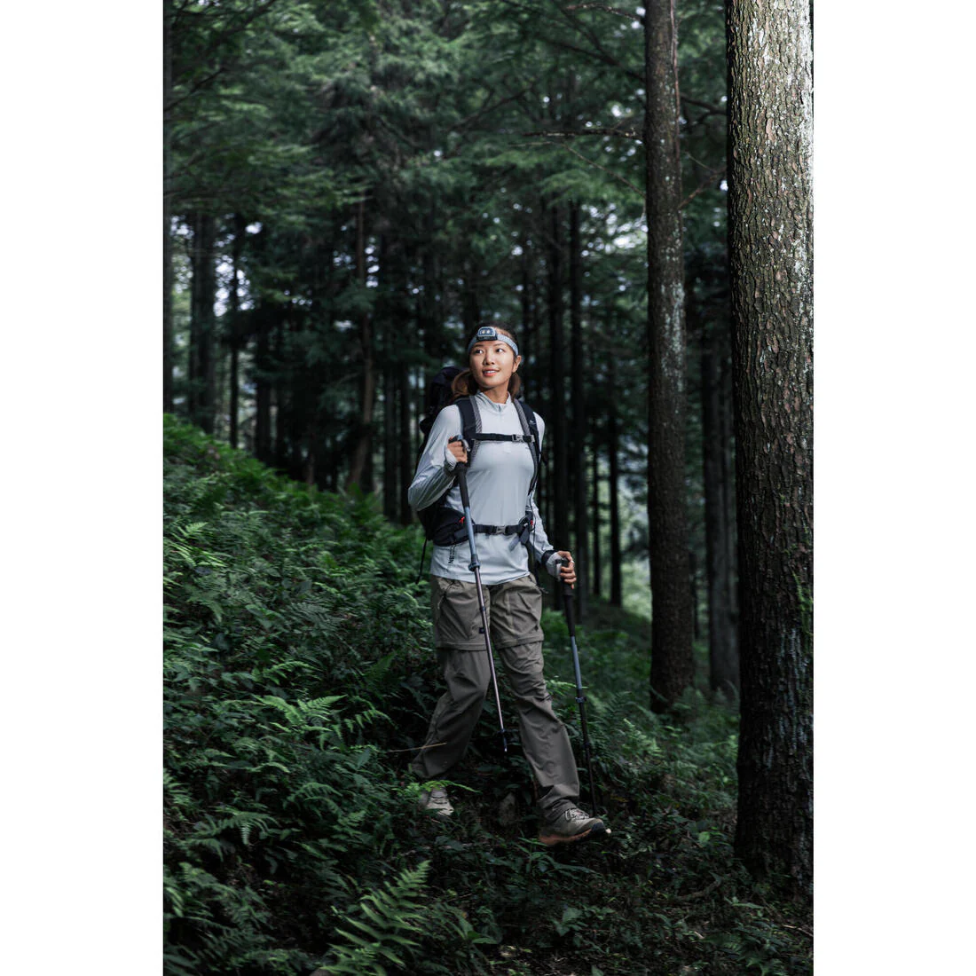 Women's Mountain Trekking 2-in-1 Zip-Off Trousers MT500 - Image 21
