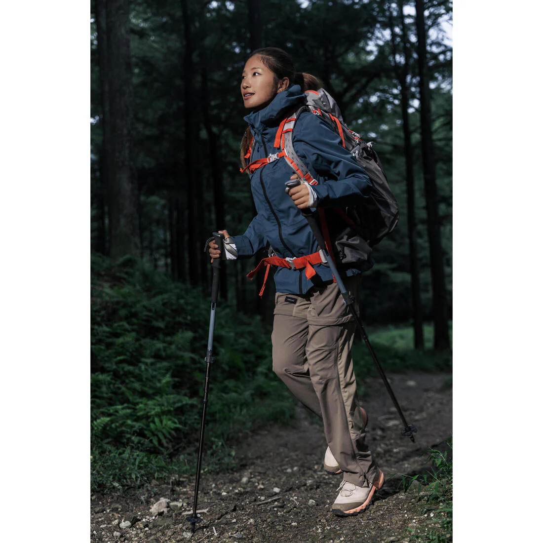 Women's Mountain Trekking 2-in-1 Zip-Off Trousers MT500 - Image 26