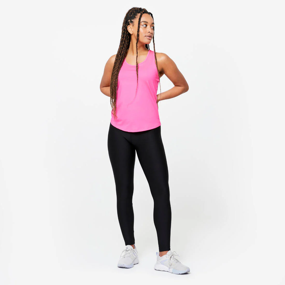 Women's Muscle Back Fitness Cardio Tank Top - Neon - Image 7
