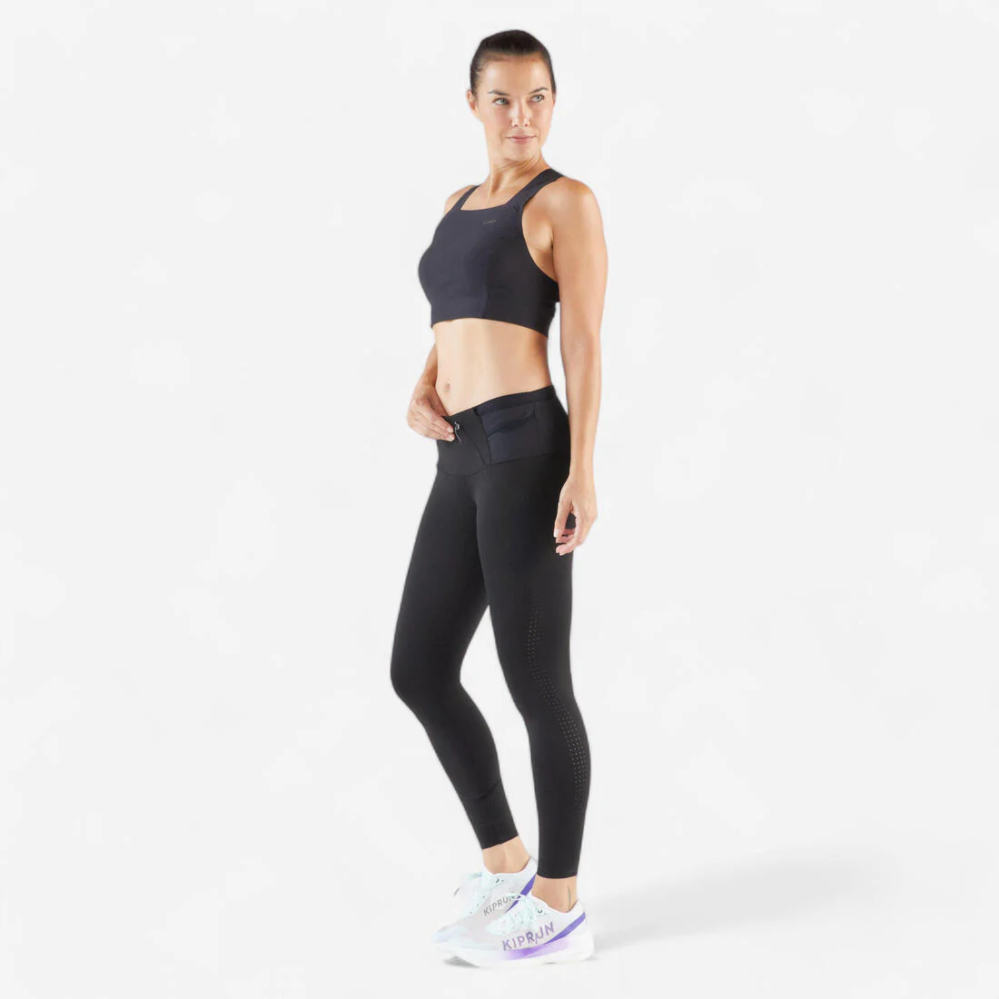 Women's Running & Trail Running Leggings KIPRUN Run 900 Light-Black - Image 3