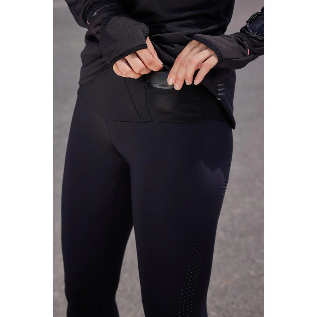 Women's Running & Trail Running Leggings KIPRUN Run 900 Light-Black - Image 46