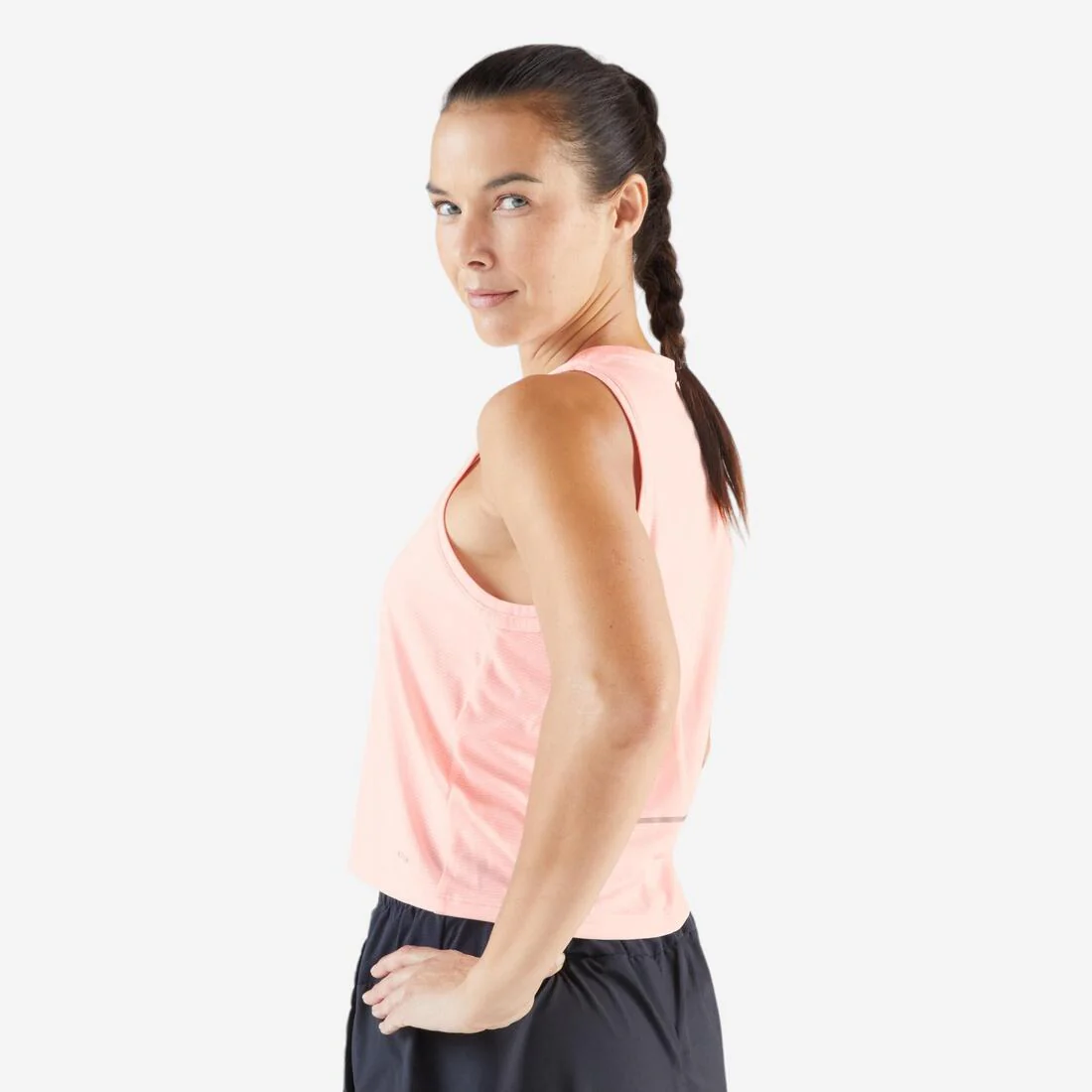 Women's Running Breathable Short Tank Top - KIPRUN Run 500 Dry - Image 13
