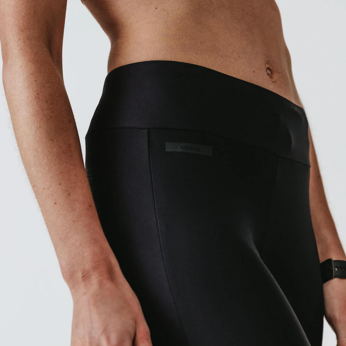 Women's Running Short Leggings - Kiprun Run 100 Black - Image 7