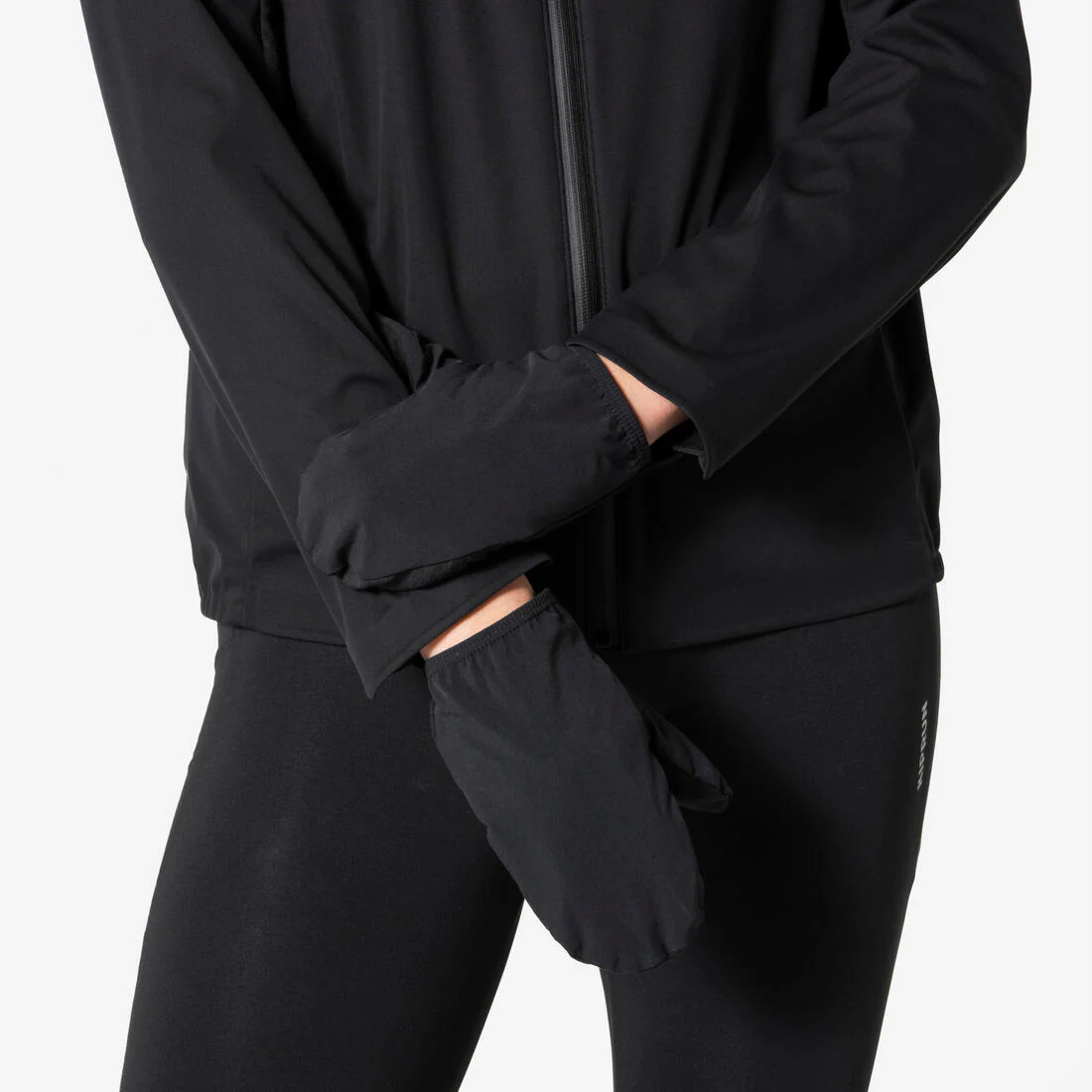 Women's Running Warm Jacket KIPRUN Run 900 Warm Regul-Black - Image 12