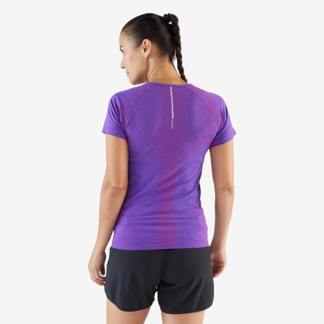 Women's Seamless Running&Trail Running T-Shirt-KIPRUN Run 500 Comfort slim - Image 10