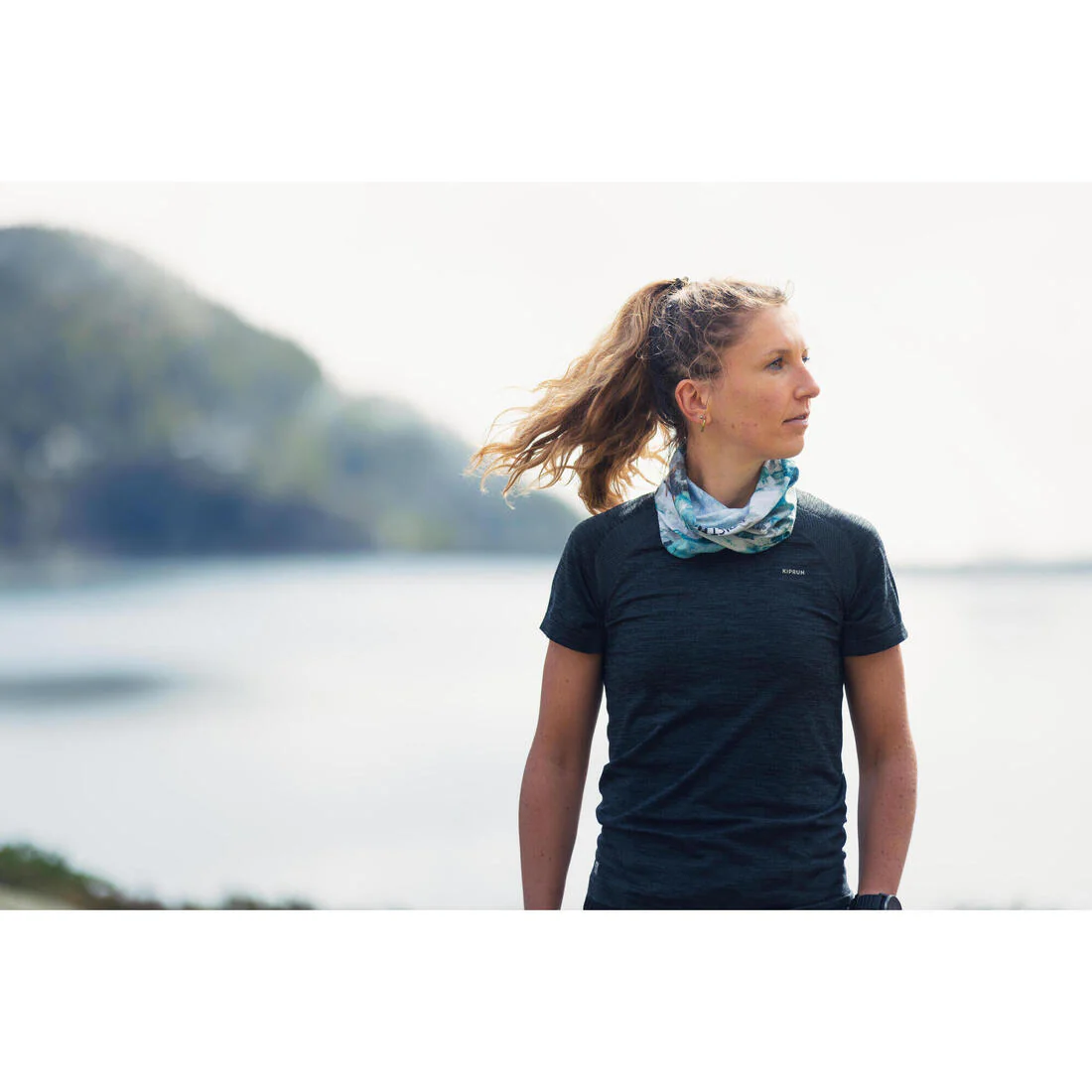 Women's Seamless Running&Trail Running T-Shirt-KIPRUN Run 500 Comfort slim - Image 14