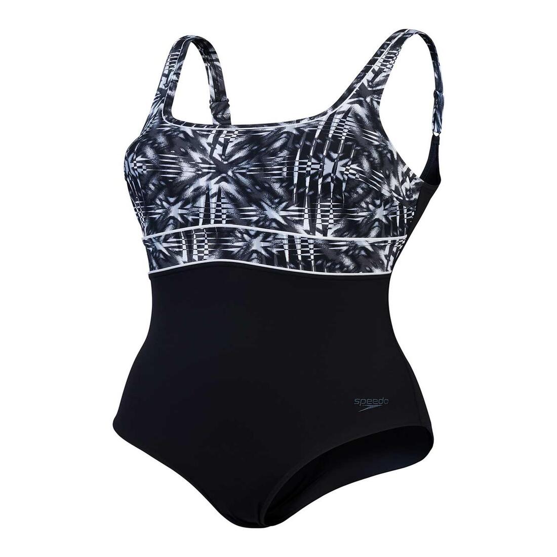 Women's Shaping Contour Eclipse Swimsuit Black/Grey