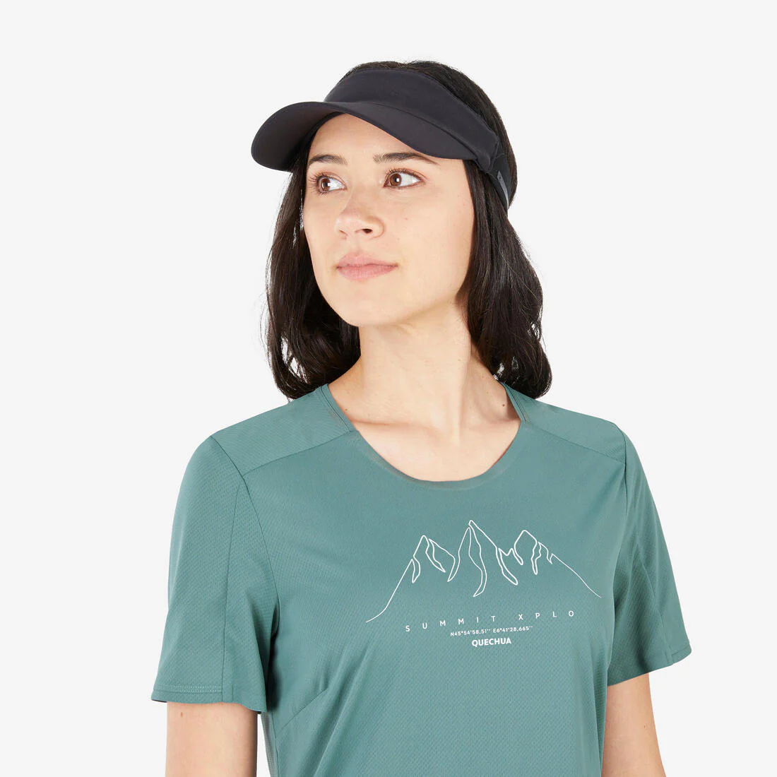 Women’s short-sleeved hiking T-shirt, MH500 - Image 10