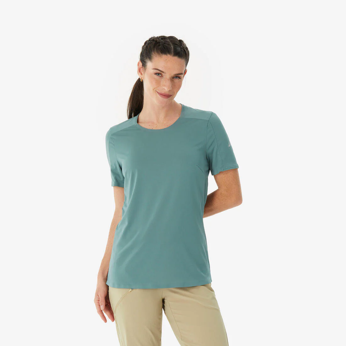 Women’s short-sleeved hiking T-shirt, MH500 - Image 12