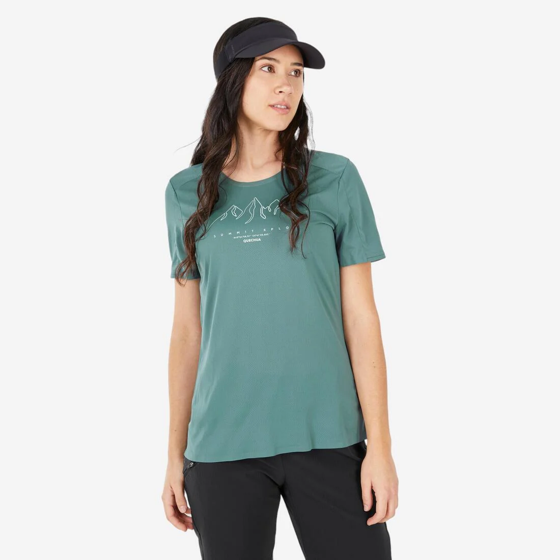 Women’s short-sleeved hiking T-shirt, MH500 - Image 3