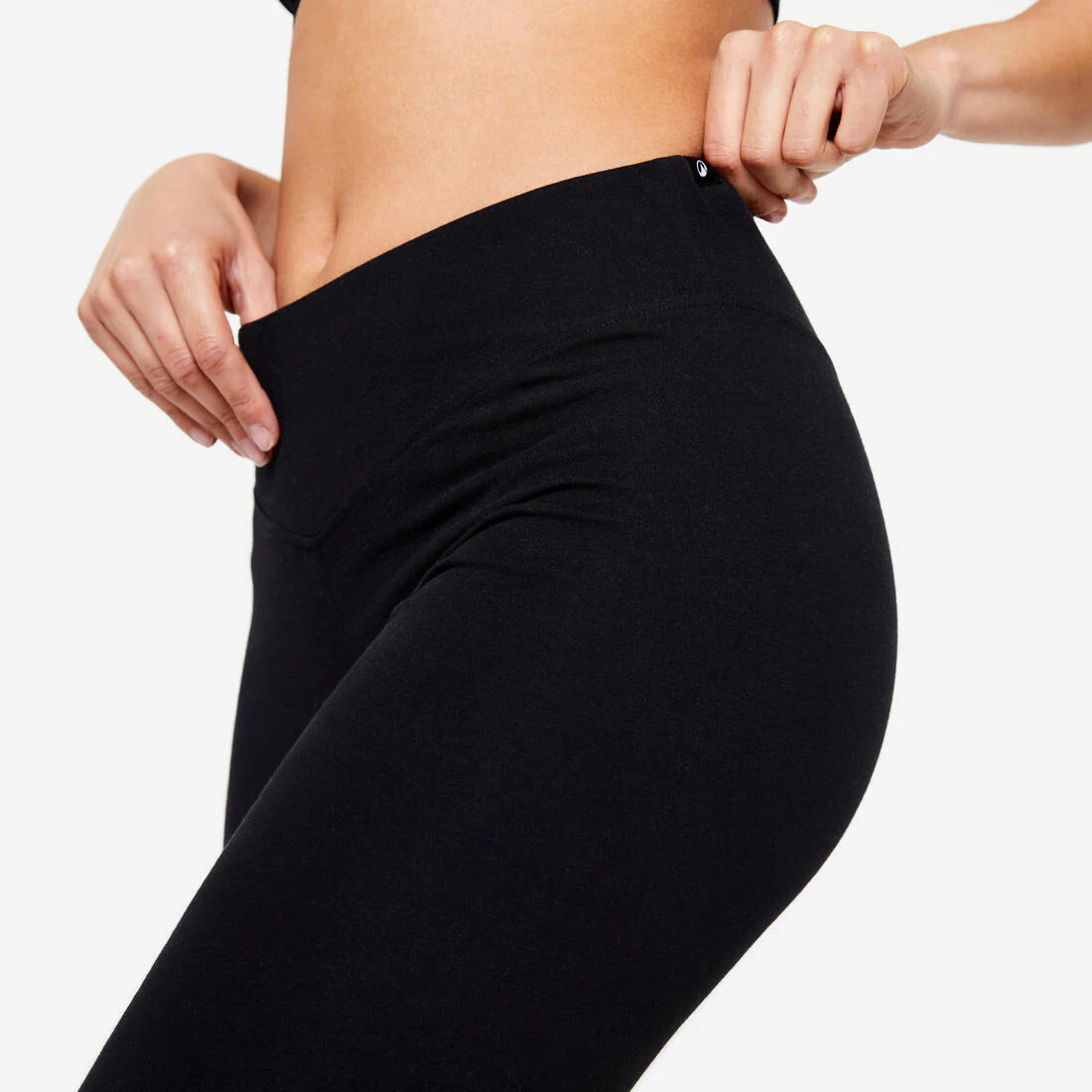 Women's Slim-Fit Cropped Bottoms - Ultra Black - Image 5