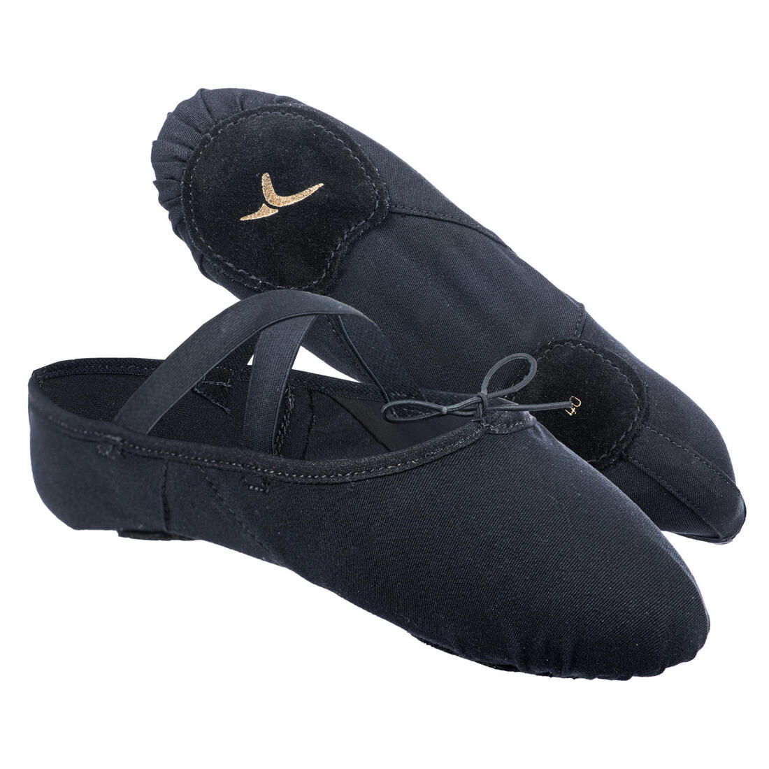 Women's Split-Sole Canvas Demi-Pointe Ballet Shoes - Image 8