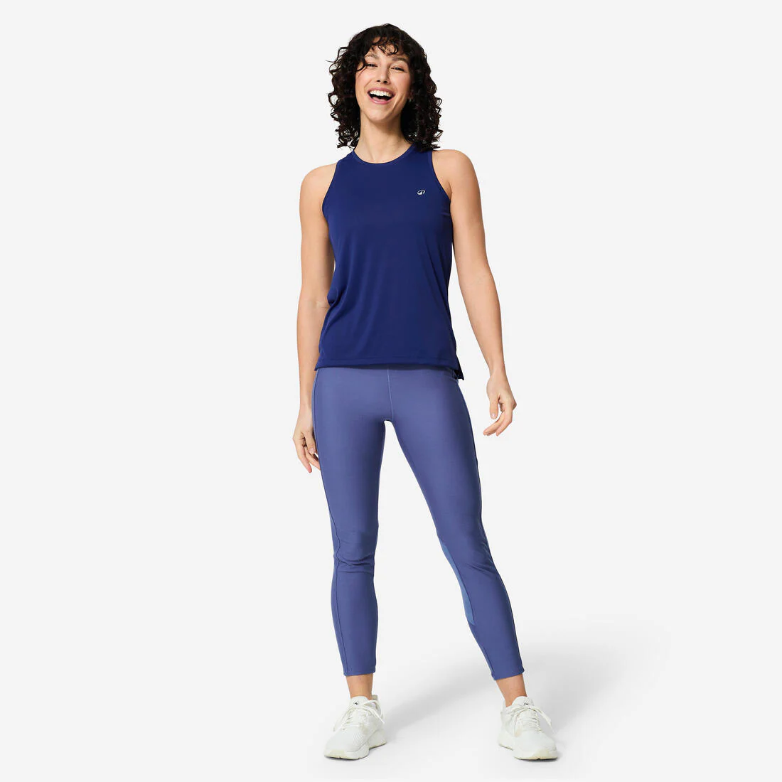 Women's Straight-Cut Fitness Tank Top - Smoky - Image 10