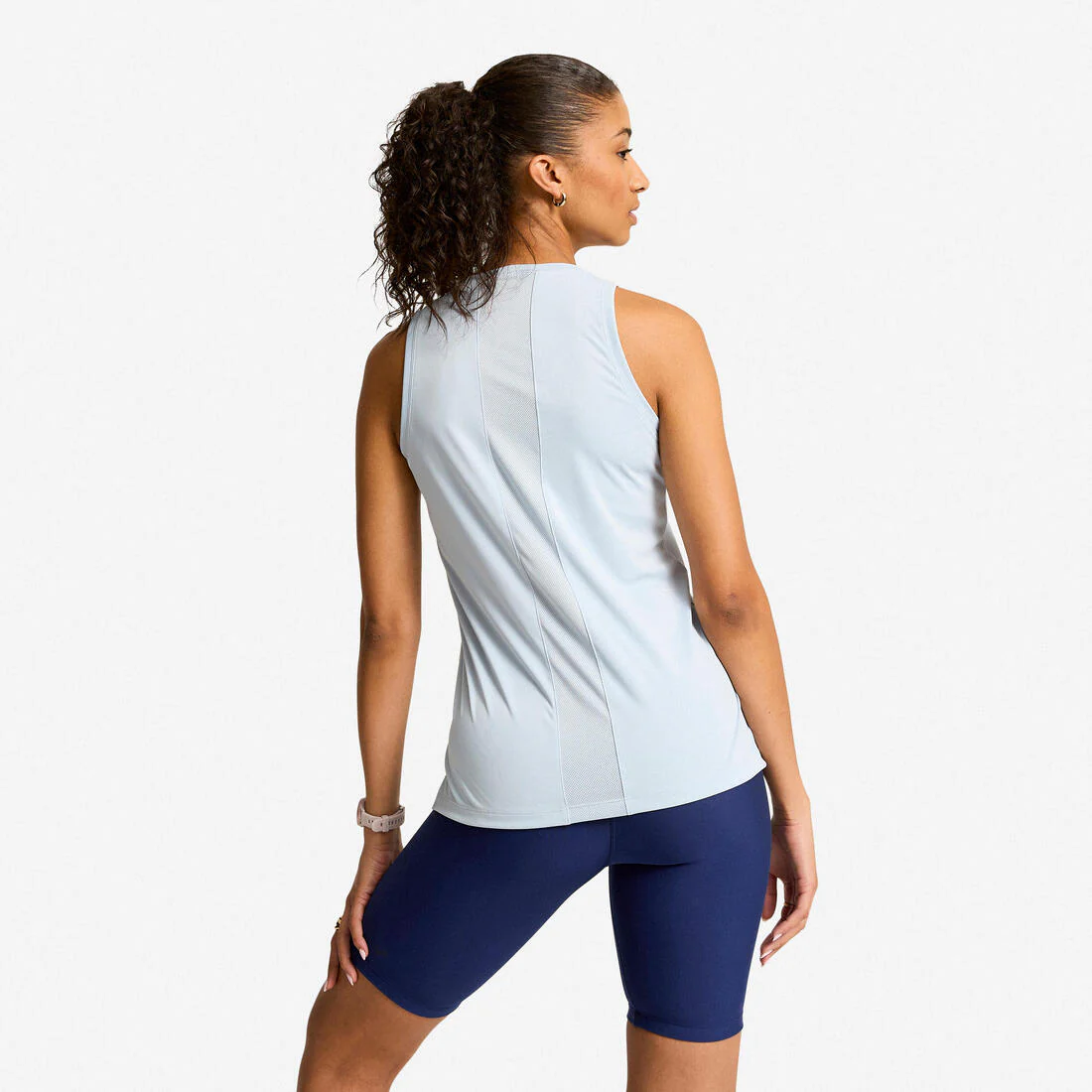Women's Straight-Cut Fitness Tank Top - Smoky - Image 16