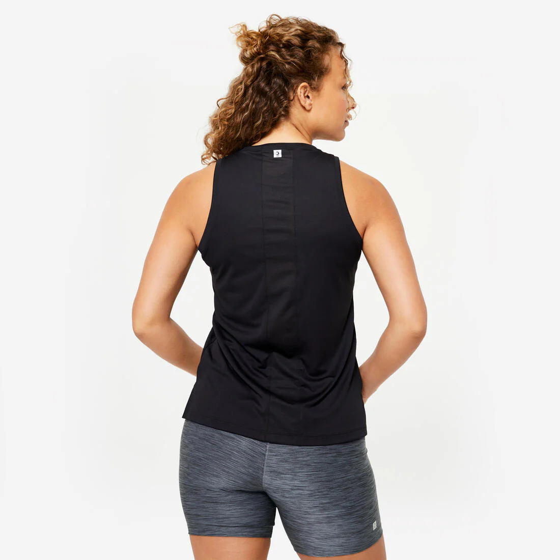 Women's Straight-Cut Fitness Tank Top - Smoky - Image 26