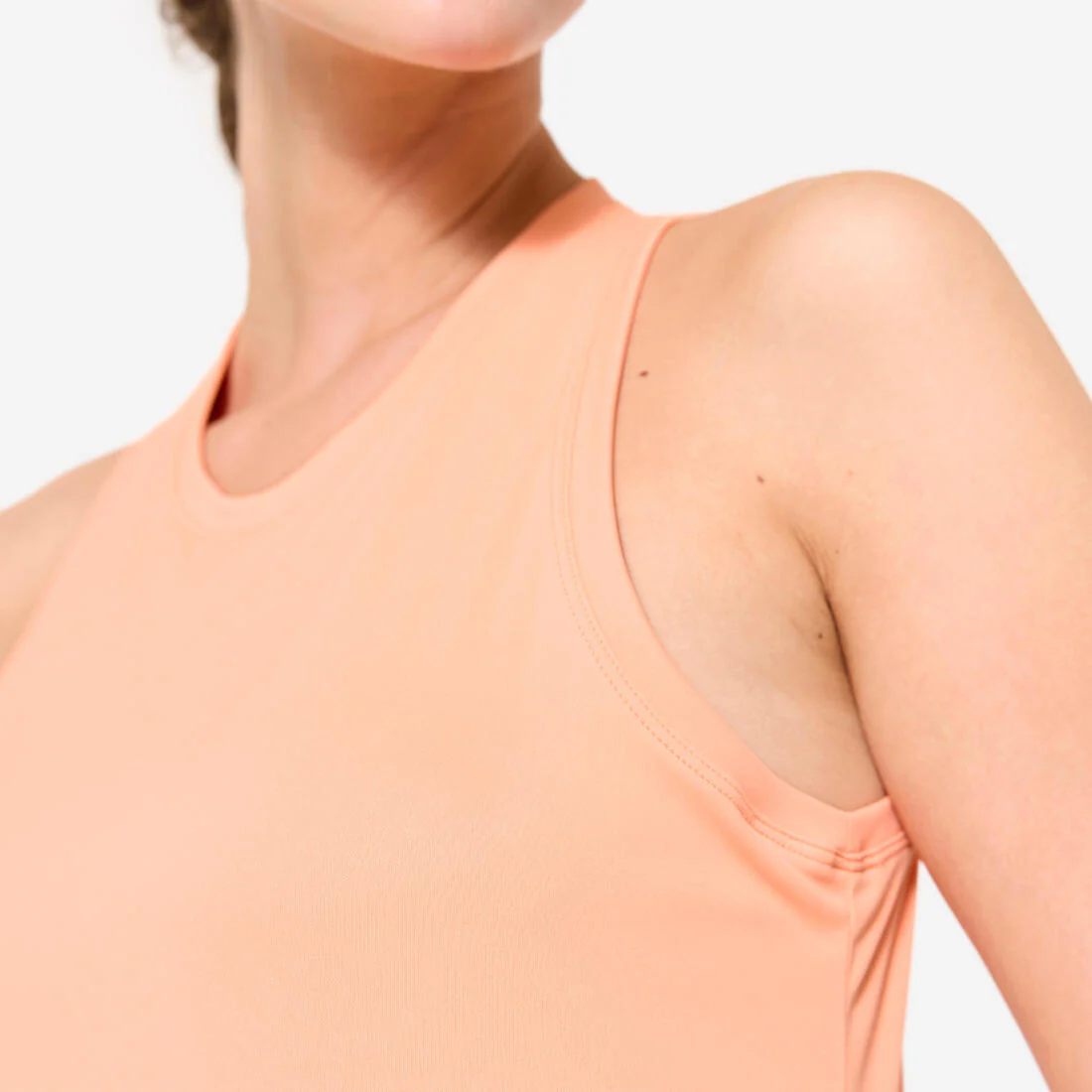 Women's Straight-Cut Fitness Tank Top - Smoky - Image 40