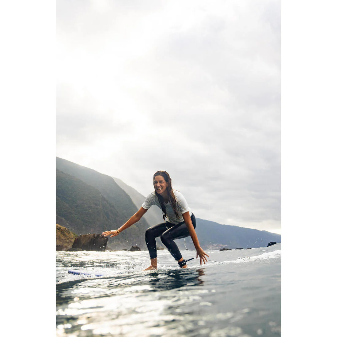 Women’s surfing UV-protection leggings - + size black - Image 7