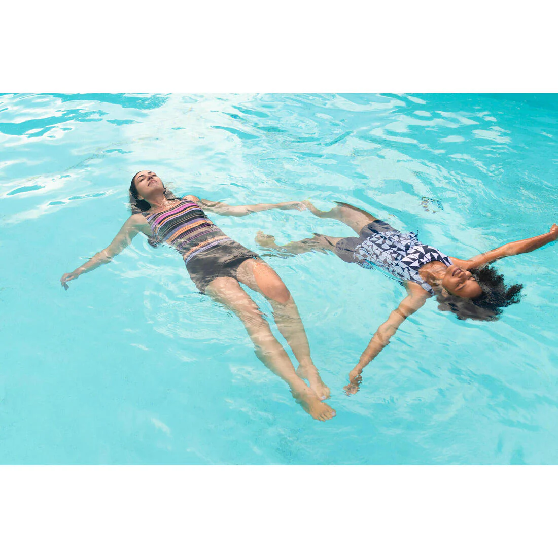 Womenâs swimming 1-piece shorty swimsuit - Dova - Image 16