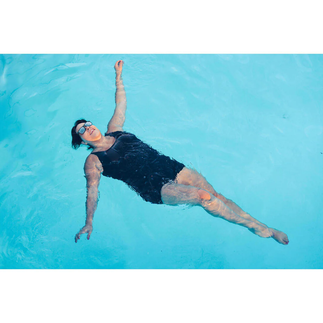 Womenâs swimming 1-piece shorty swimsuit - Dova - Image 17