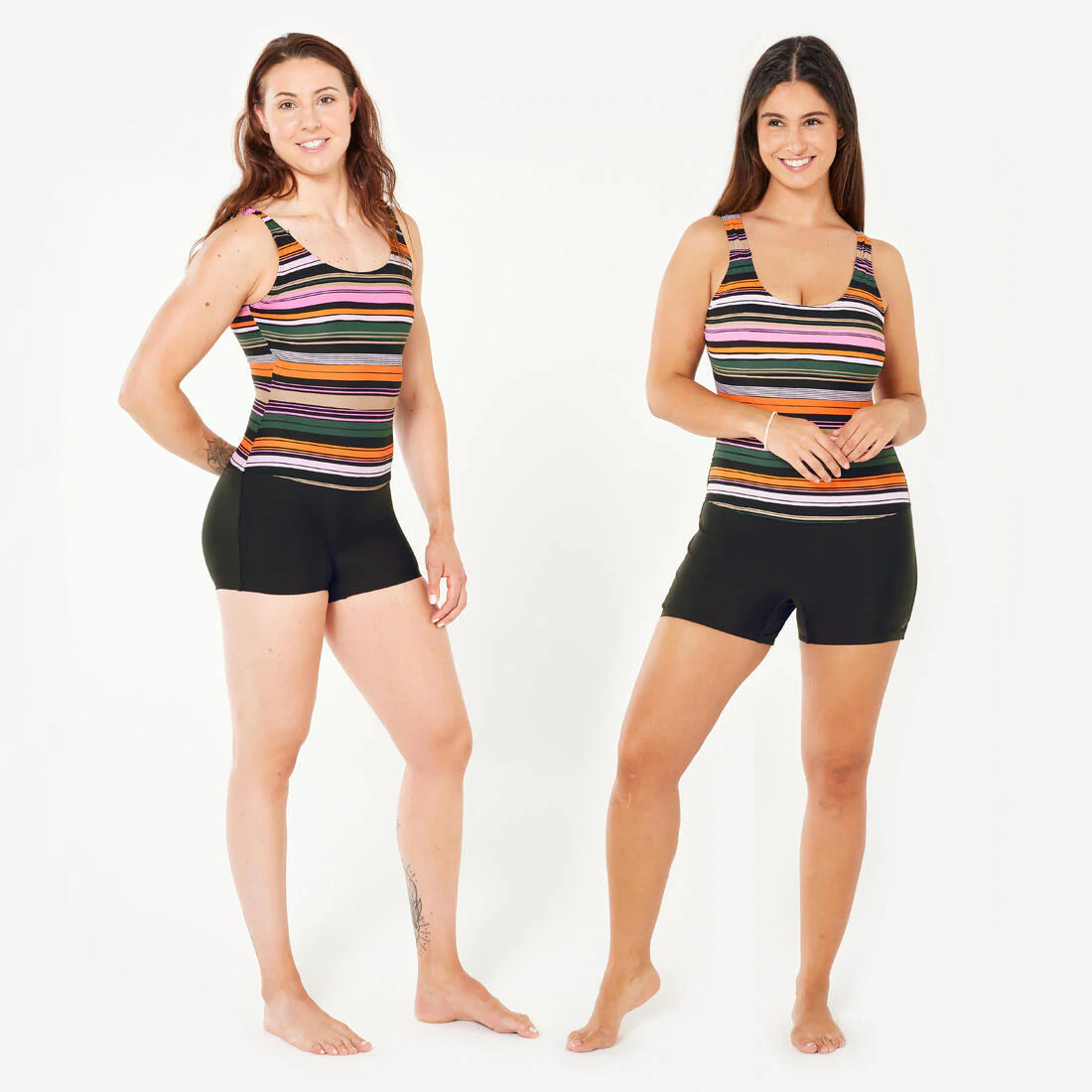 Womenâs swimming 1-piece shorty swimsuit - Dova - Image 3