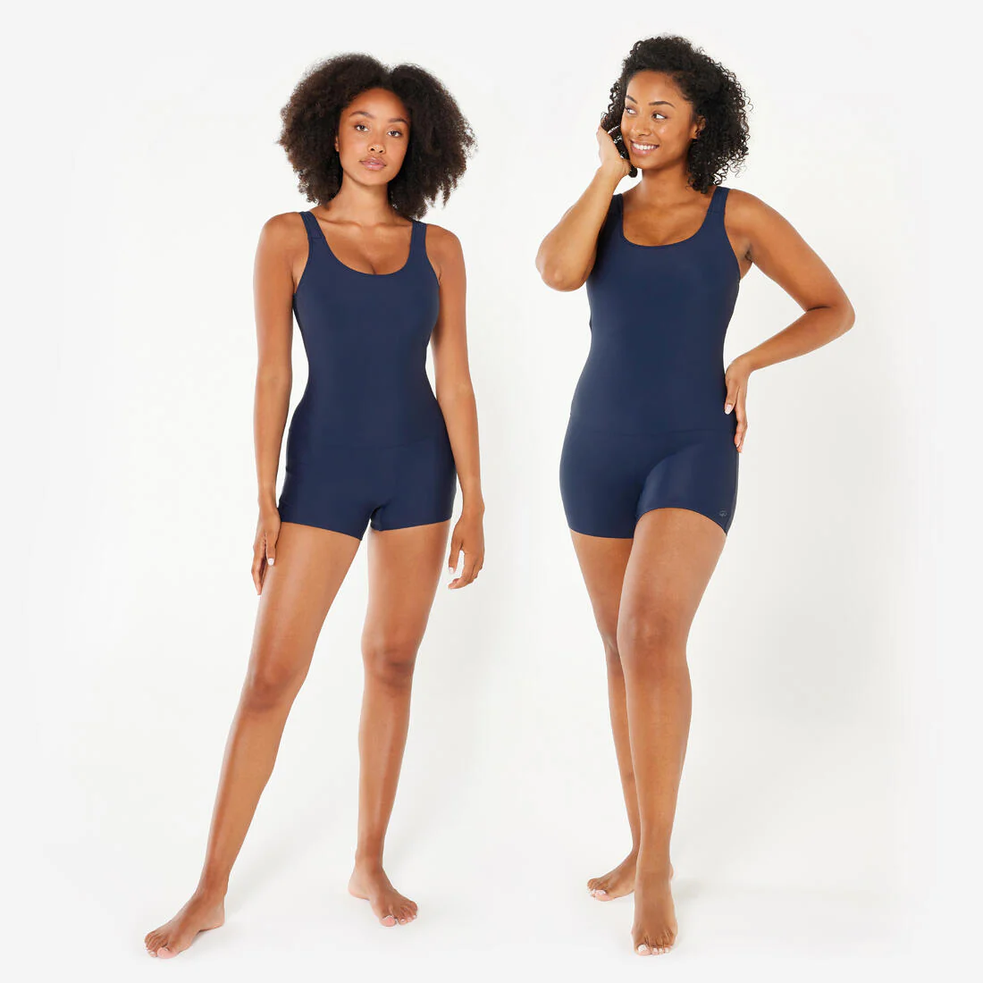 Womenâs swimming 1-piece shorty swimsuit - Dova - Image 4