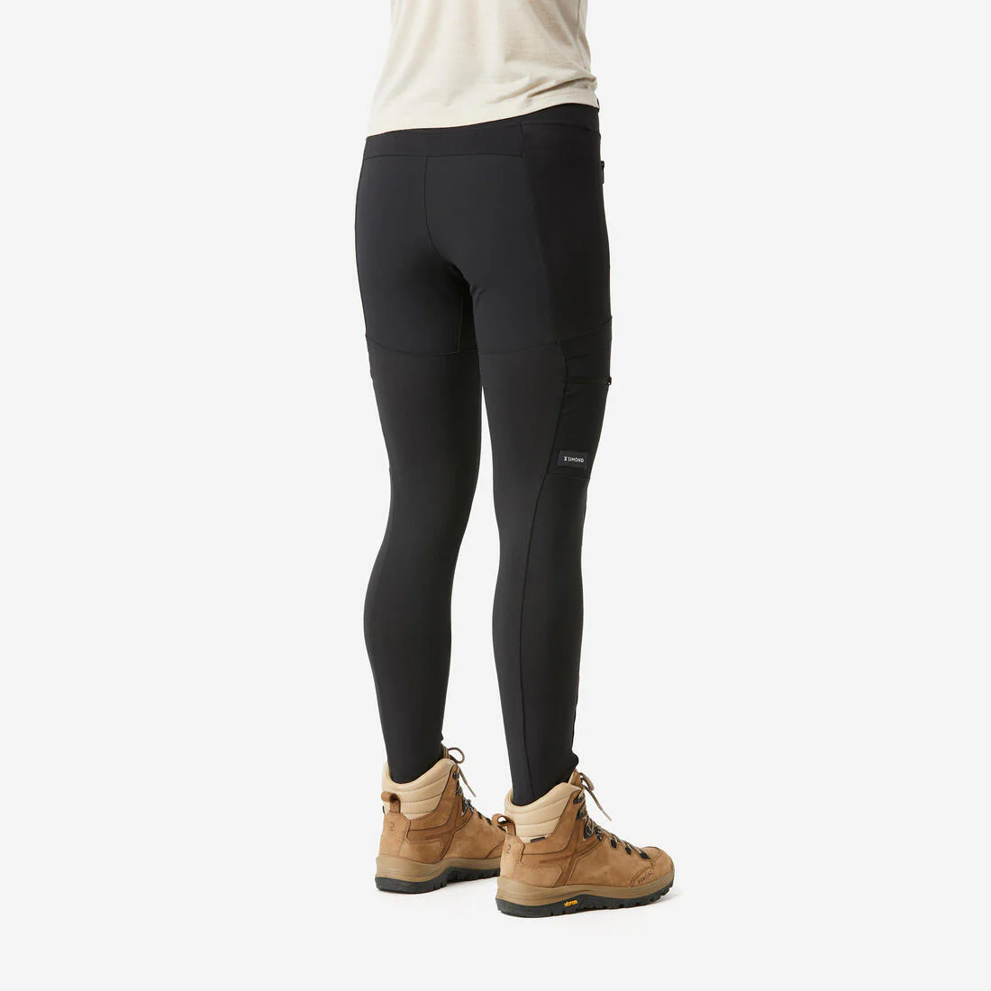 Women's Travel Trekking Reinforced & Multi-Pocket Leggings | TRAVEL 500 - Image 12