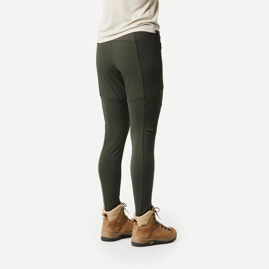 Women's Travel Trekking Reinforced & Multi-Pocket Leggings | TRAVEL 500 - Image 13