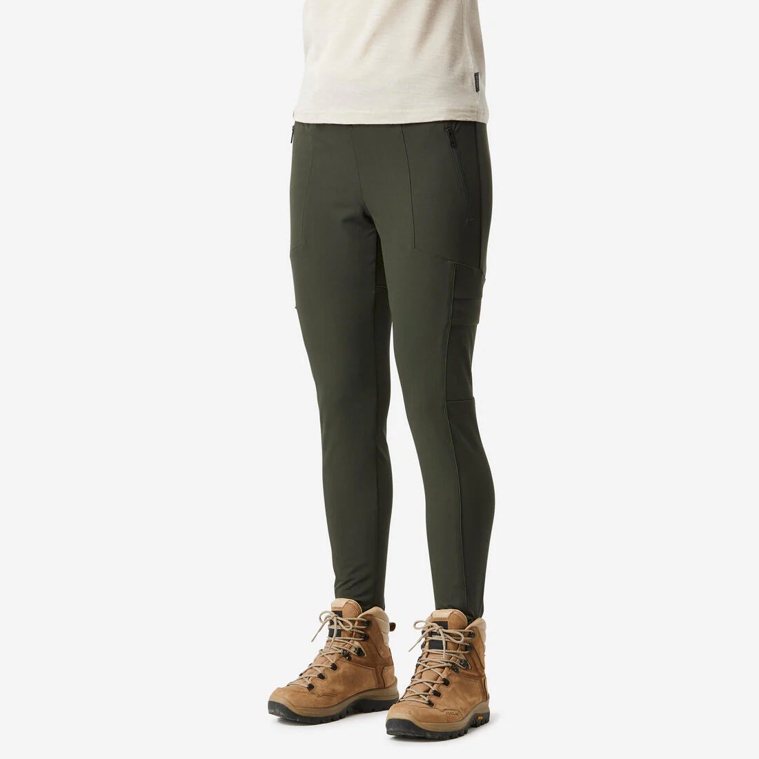 Women's Travel Trekking Reinforced & Multi-Pocket Leggings | TRAVEL 500 - Image 2