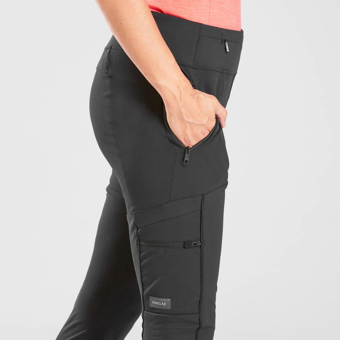 Women's Travel Trekking Reinforced & Multi-Pocket Leggings | TRAVEL 500 - Image 20