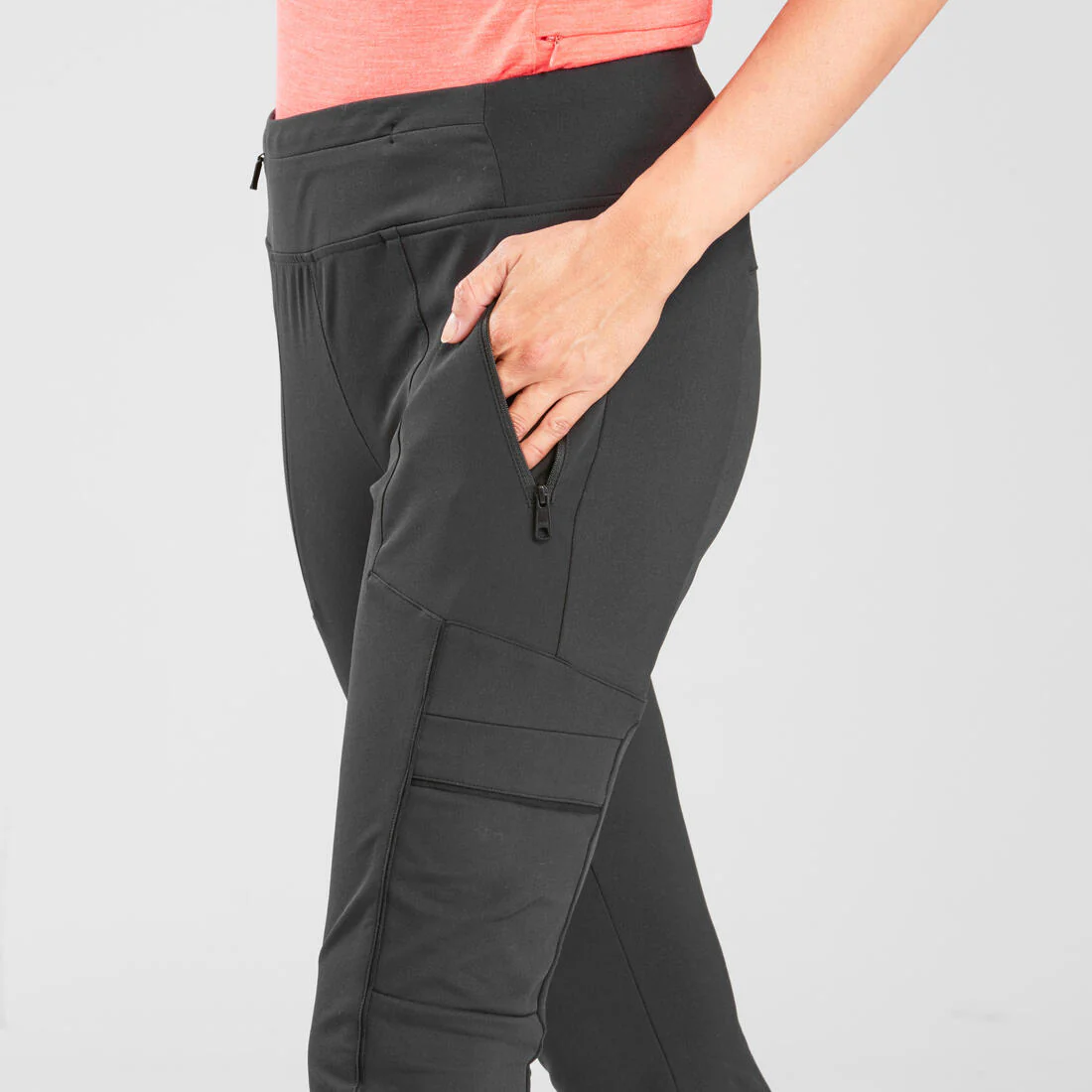 Women's Travel Trekking Reinforced & Multi-Pocket Leggings | TRAVEL 500 - Image 22