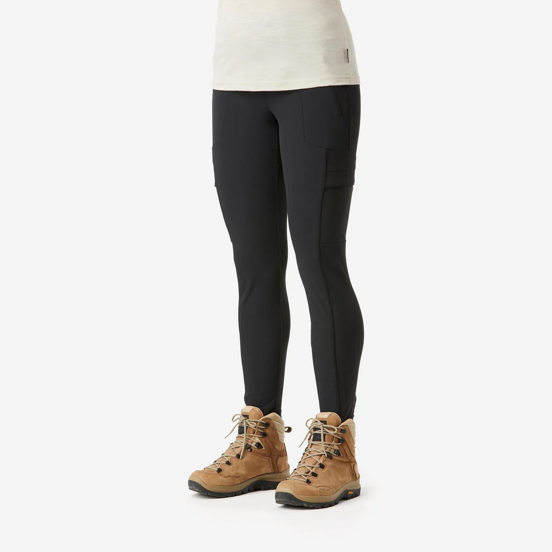 Women's Travel Trekking Reinforced & Multi-Pocket Leggings | TRAVEL 500 - Image 3