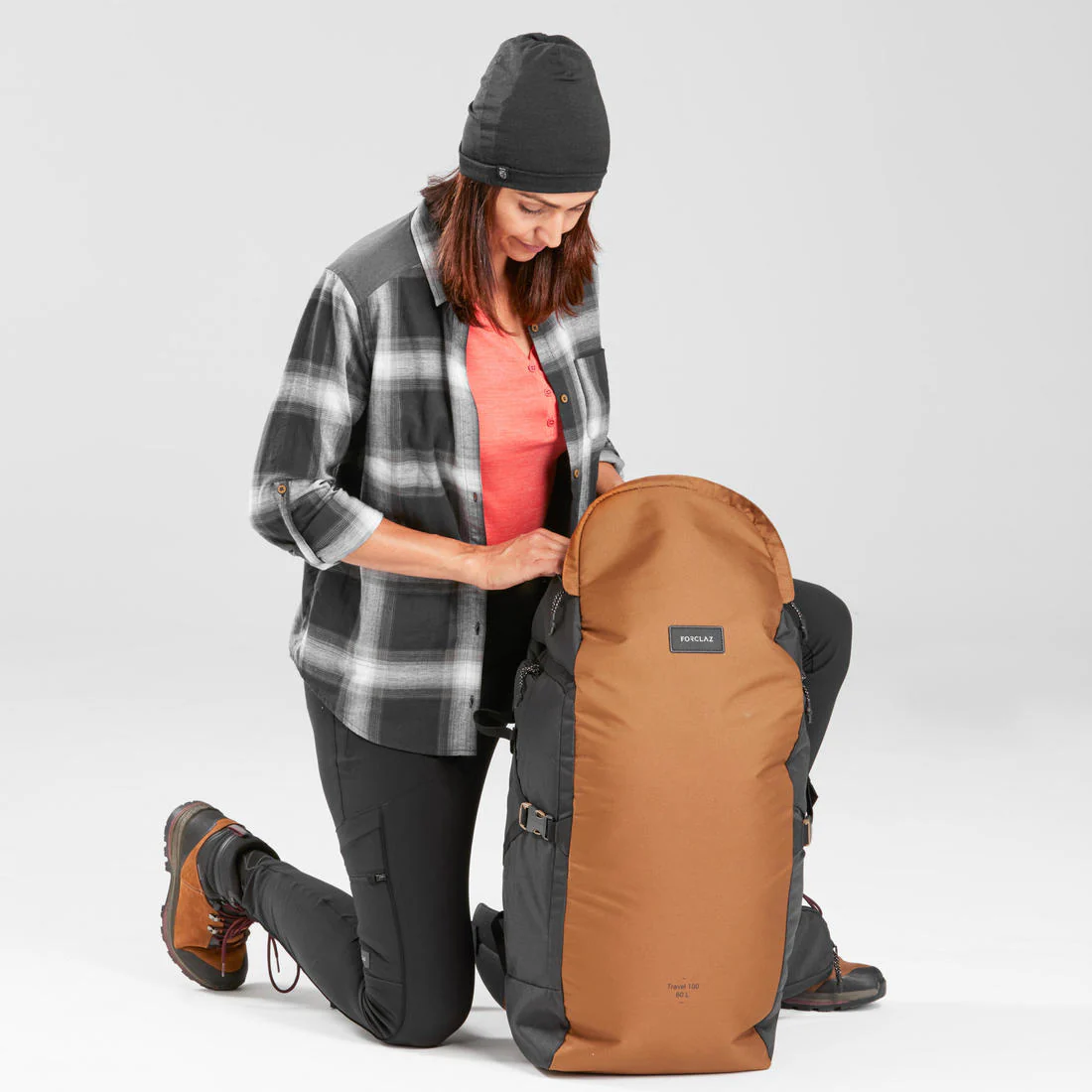 Women's Travel Trekking Reinforced & Multi-Pocket Leggings | TRAVEL 500 - Image 30
