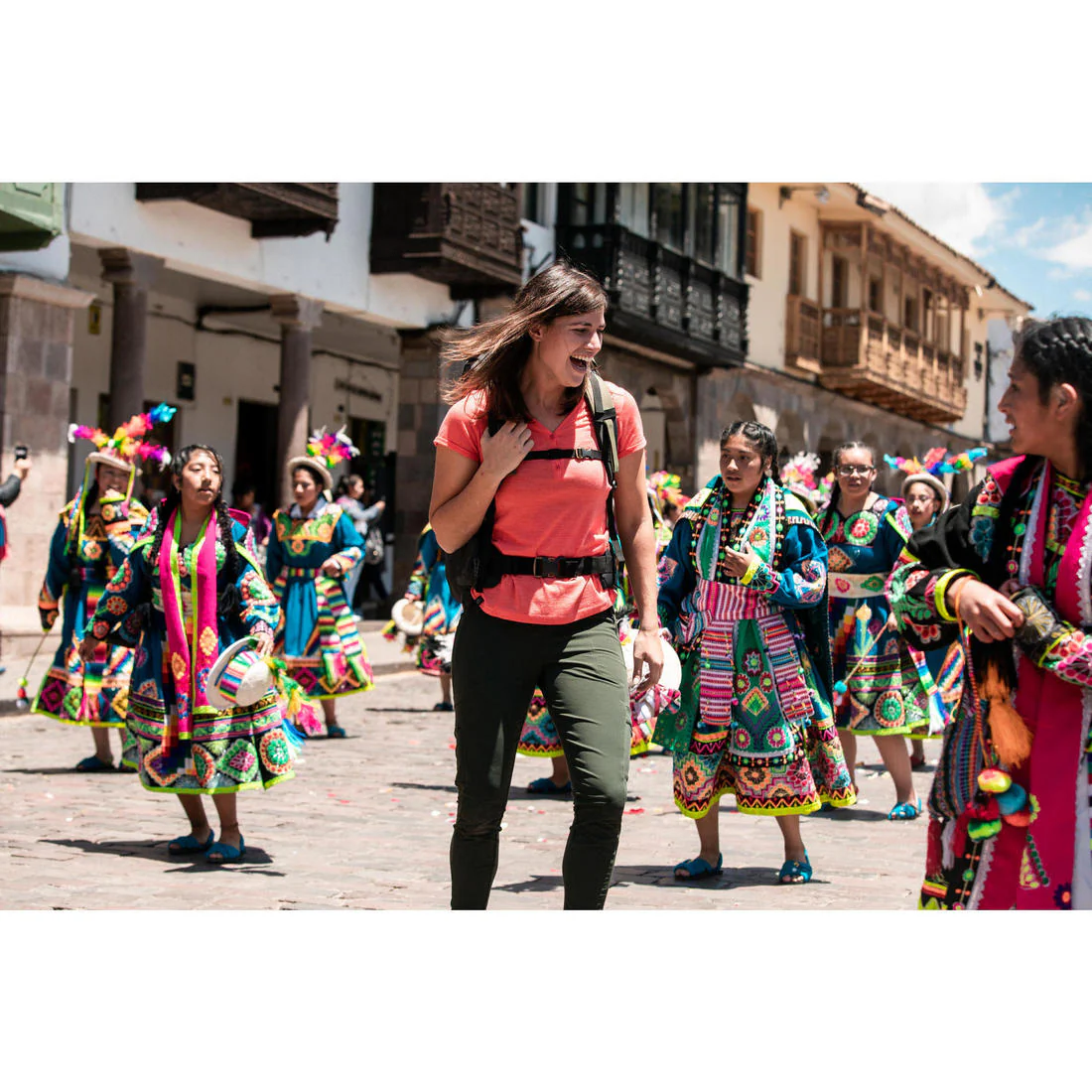 Women's Travel Trekking Reinforced & Multi-Pocket Leggings | TRAVEL 500 - Image 31