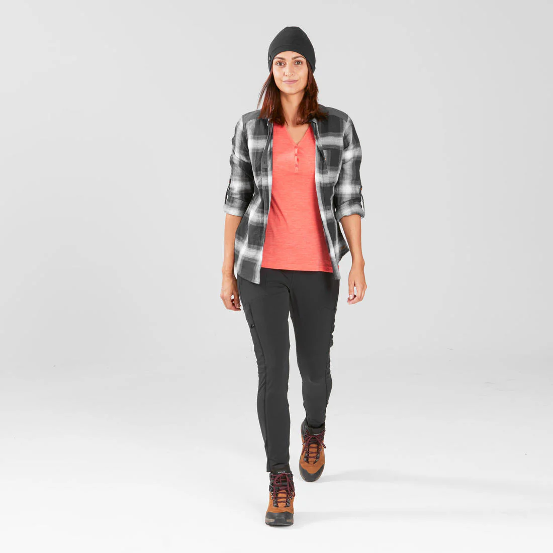 Women's Travel Trekking Reinforced & Multi-Pocket Leggings | TRAVEL 500 - Image 32