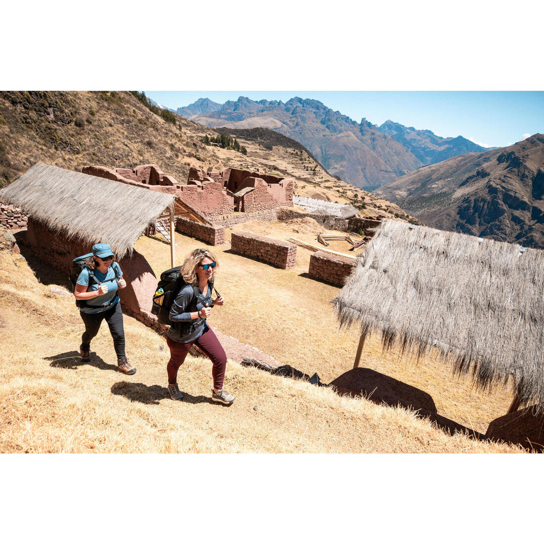 Women's Travel Trekking Reinforced & Multi-Pocket Leggings | TRAVEL 500 - Image 38