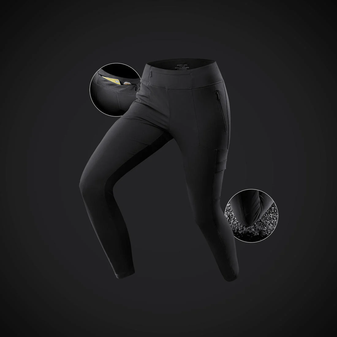 Women's Travel Trekking Reinforced & Multi-Pocket Leggings | TRAVEL 500 - Image 5