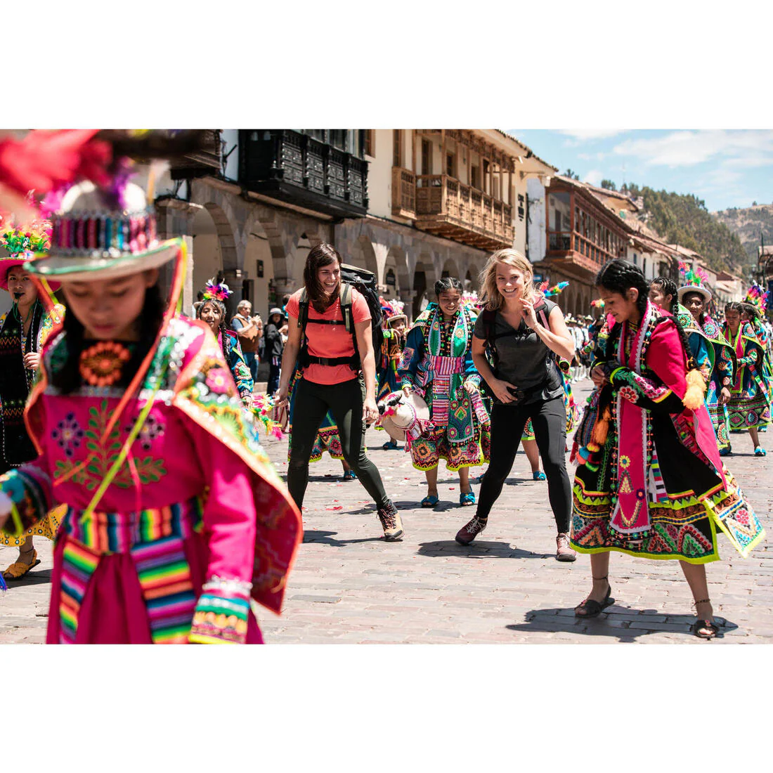 Women's Travel Trekking Reinforced & Multi-Pocket Leggings | TRAVEL 500 - Image 6