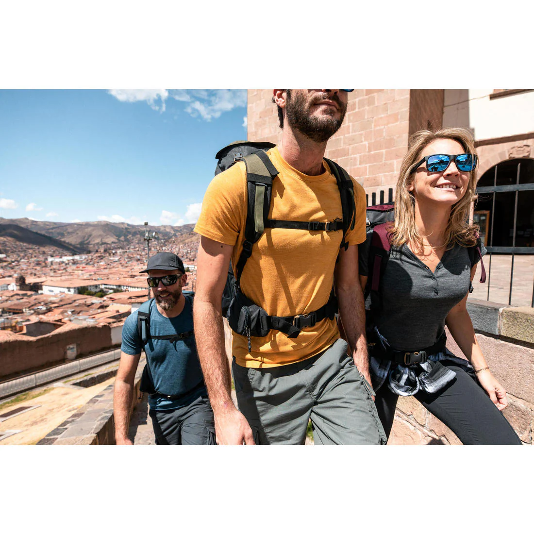 Women's Travel Trekking Reinforced & Multi-Pocket Leggings | TRAVEL 500 - Image 8