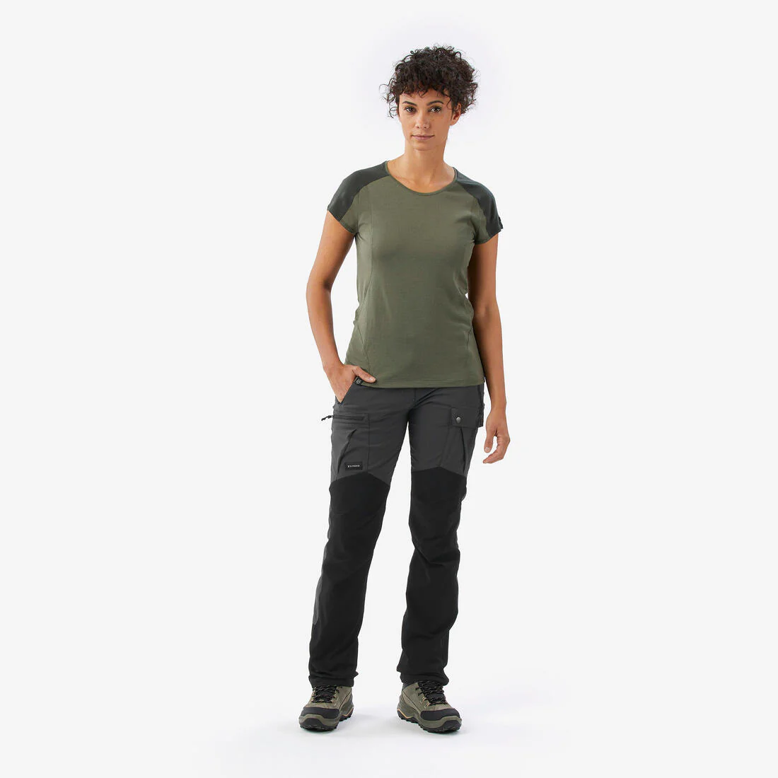 Women’s trekking merino wool short-sleeved T-shirt Merino Resist - Image 2